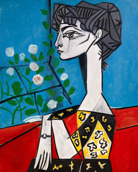 Pablo Picasso - Jacqueline cu flori
